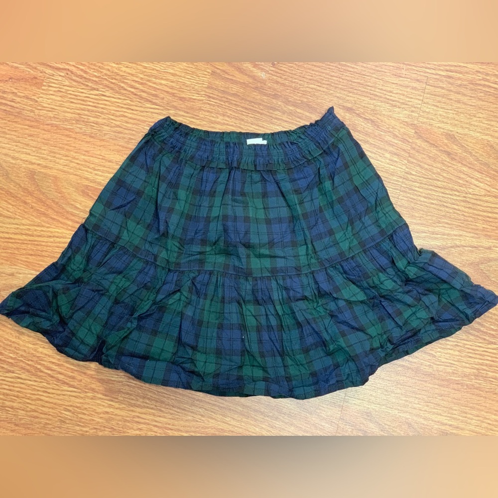 NWT Crewcuts JCrew Girls Black Watch plaid tartan preppy skirt